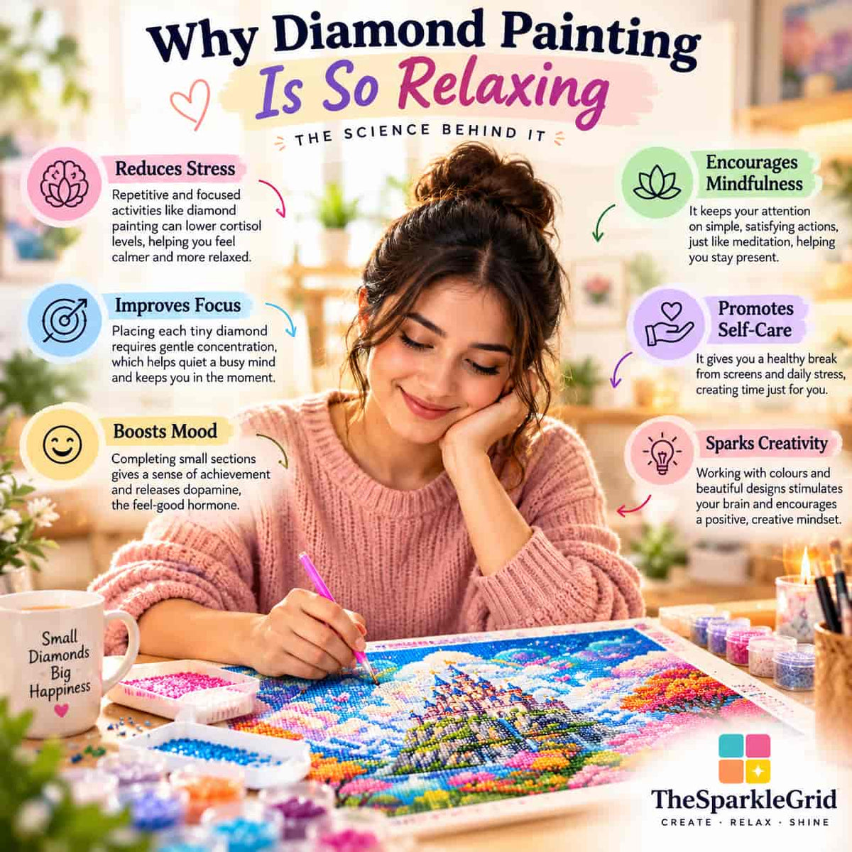 Why Diamond Painting Is So Relaxing: The Science Behind It
